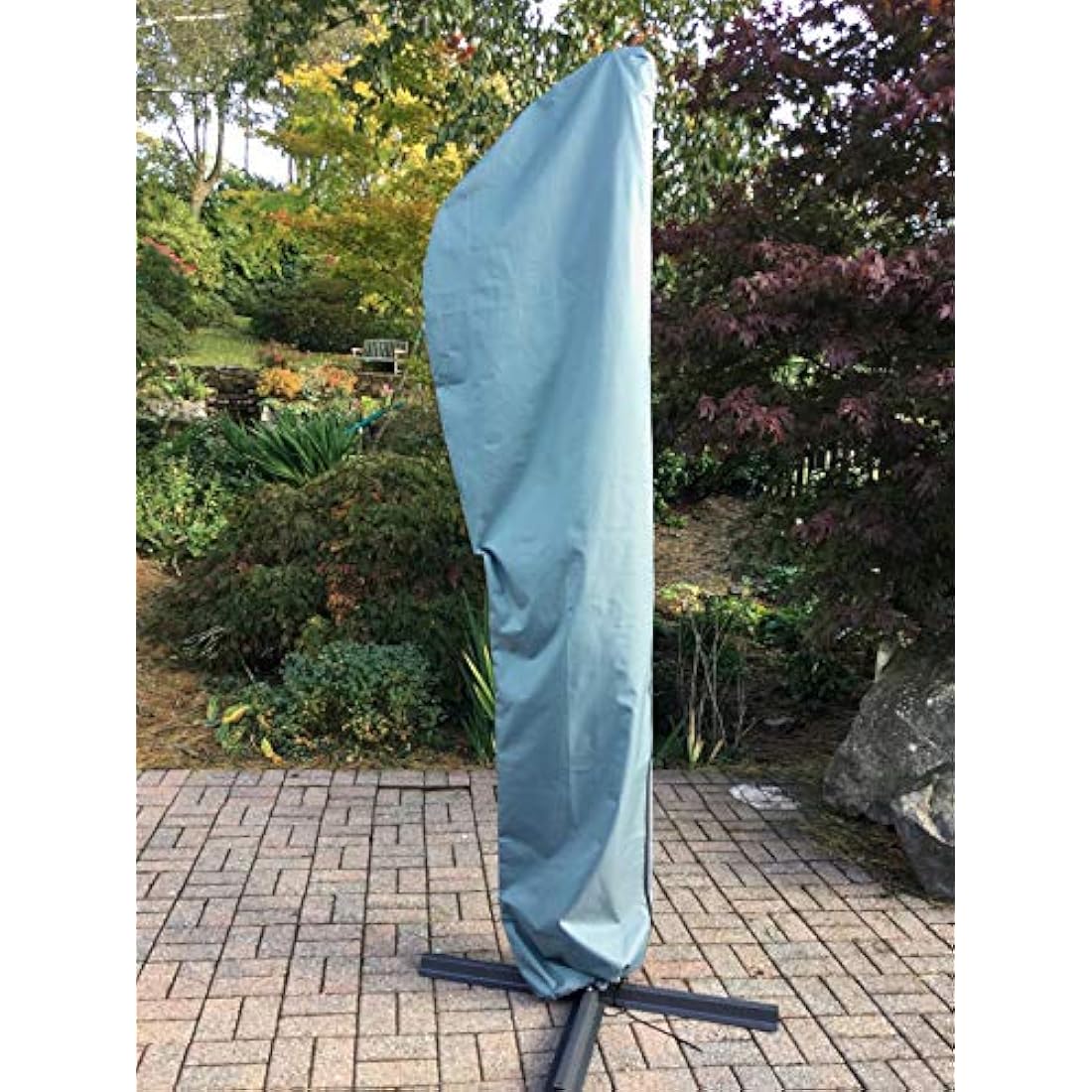Kingsbridge Cantilever Parasol Cover | 600D Heavy Duty Waterproof Grey