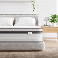 TeQsli 3FT Single Hybrid Mattress | Gel Memory Foam & Pocket Sprung