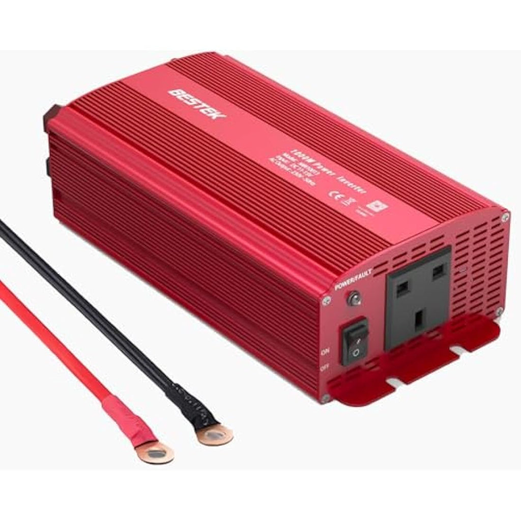 BESTEK 1000W Power Inverter | 12V to 230V DC to AC Voltage Converter
