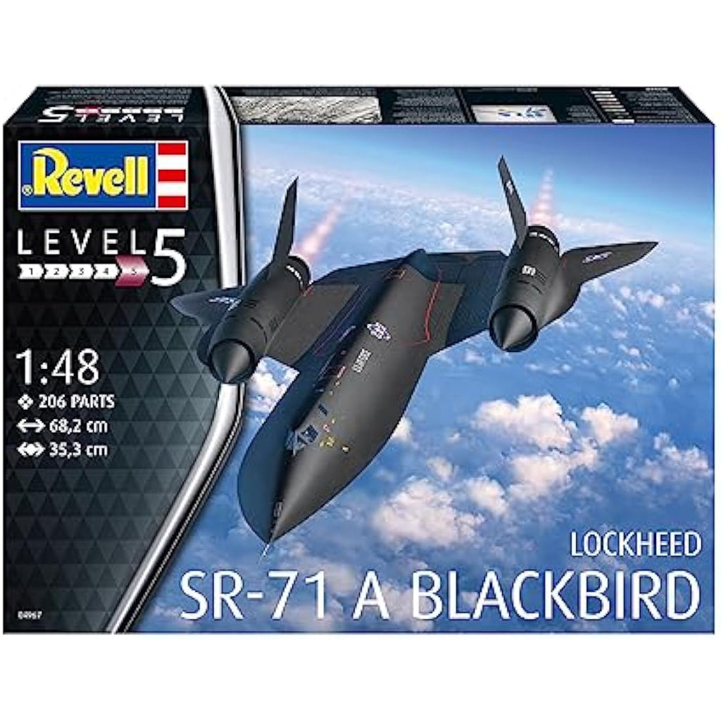 Revell Lockheed SR-71 A Blackbird 1:48 Scale Plastic Model Kit