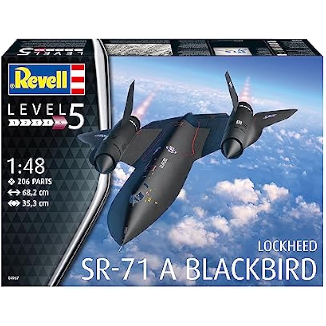 Revell Lockheed SR-71 A Blackbird 1:48 Scale Plastic Model Kit