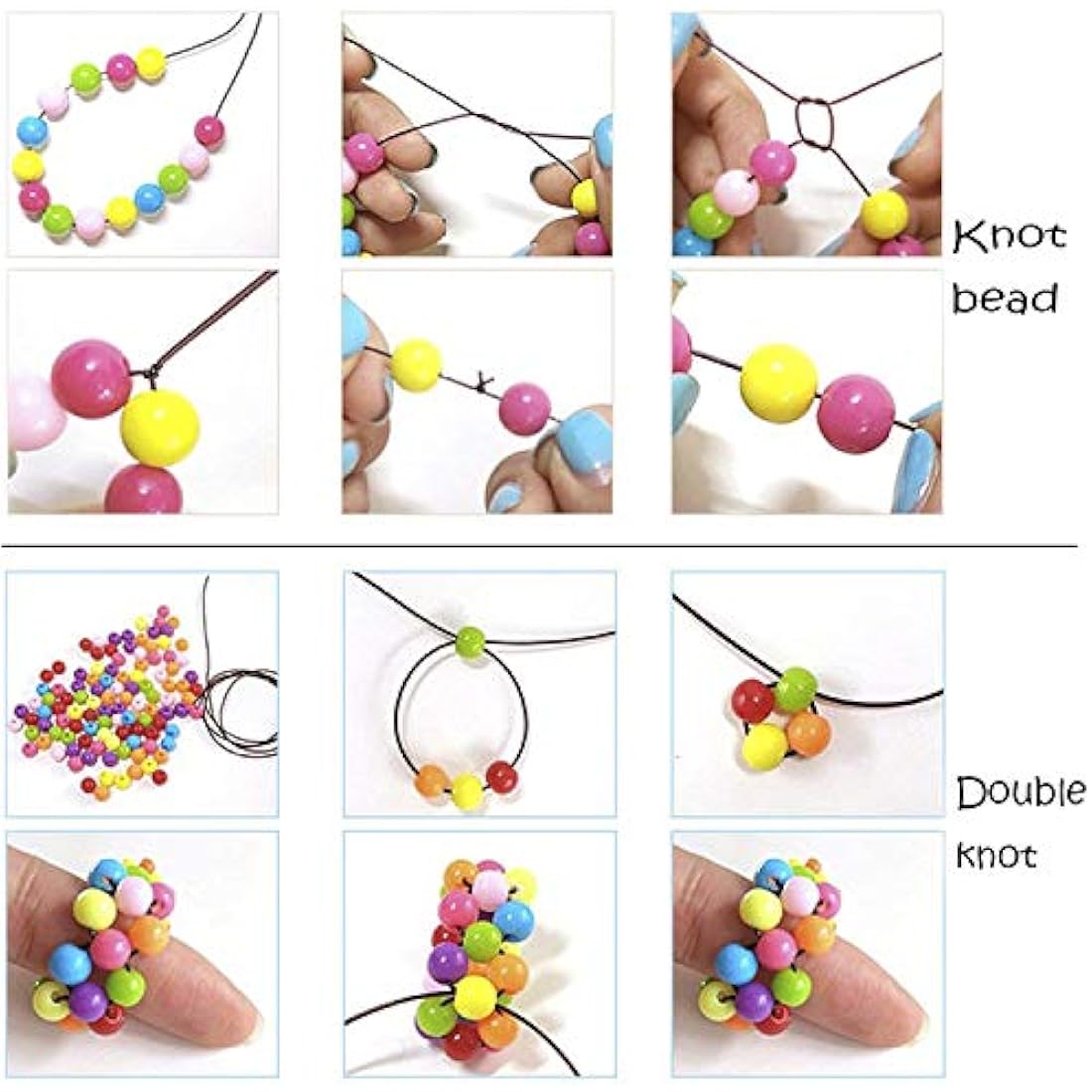 DIY Jewelry Making Kit - 24 Color Kids Friendship Bracelet Set