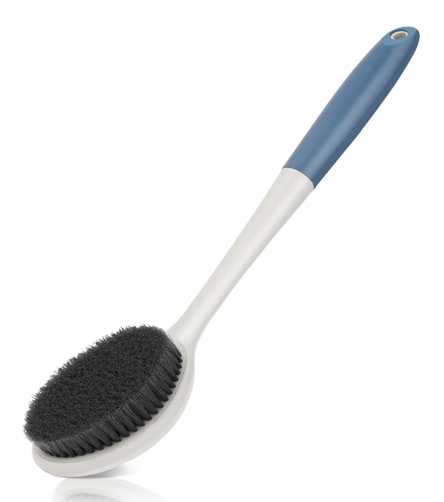 Surlees 17" Back Brush for Shower | Long Handle Body Scrubber for Wet & Dry