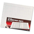 Rexel Twinlock Variform V8 Cash Refill Sheets, 24 Columns (75 Pack)