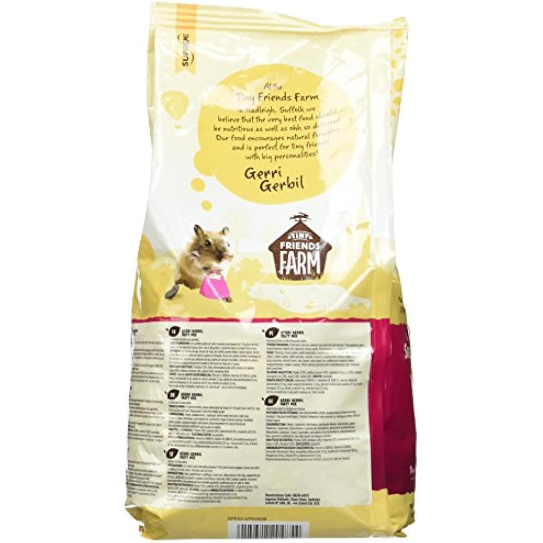 Supreme Gerri Gerbil Food – Nutritionally Balanced Foraging Diet, 850g