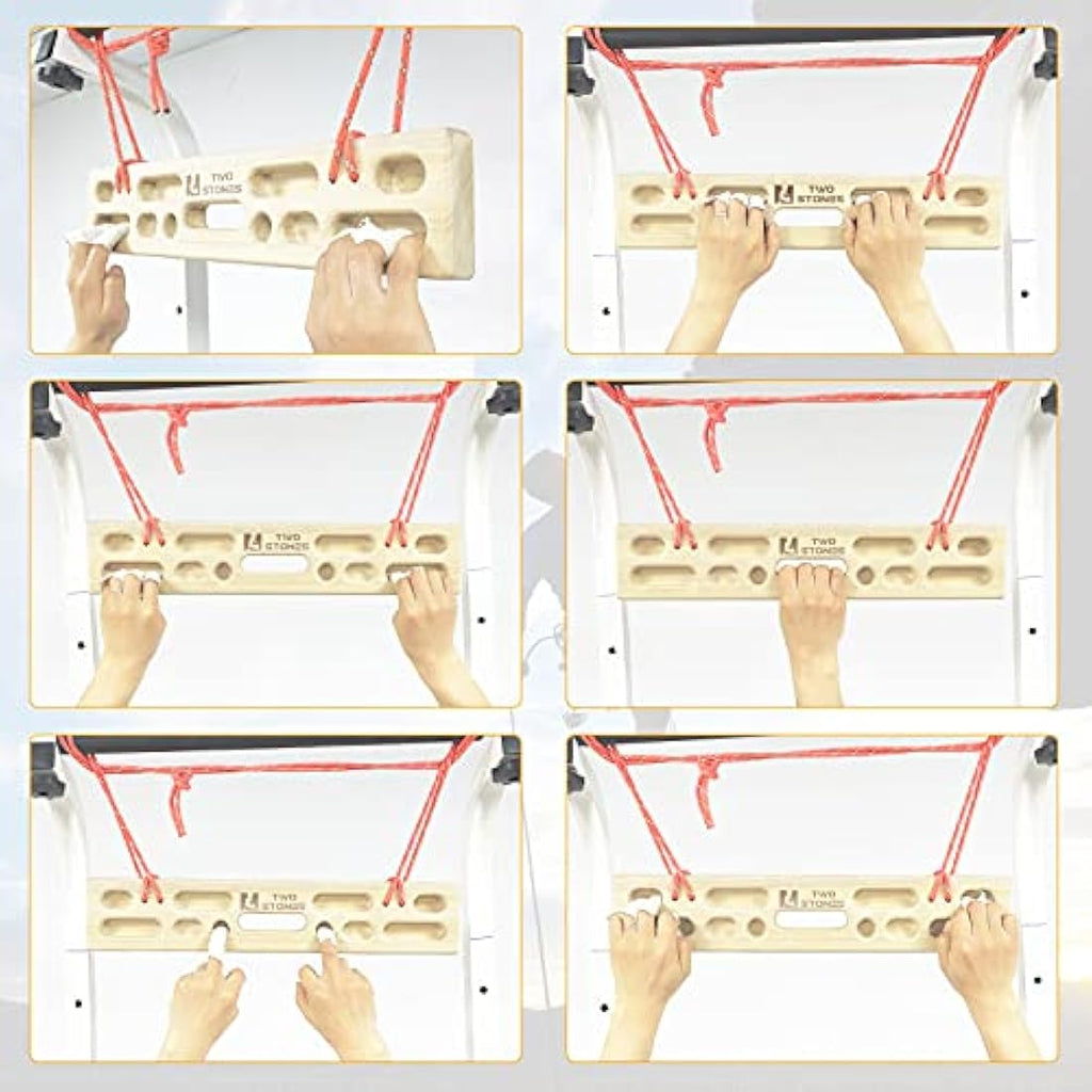 Jolof Store Portable Wooden Climbing Hangboard – Fingerboard Training Tool