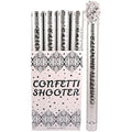 Silver Confetti Cannon Shooter for Weddings - 50cm (1 Pack)