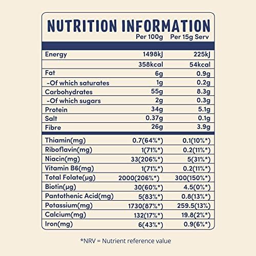 Twinbergs Organic Non-Fortified Nutritional Yeast Flakes – 800g Nooch