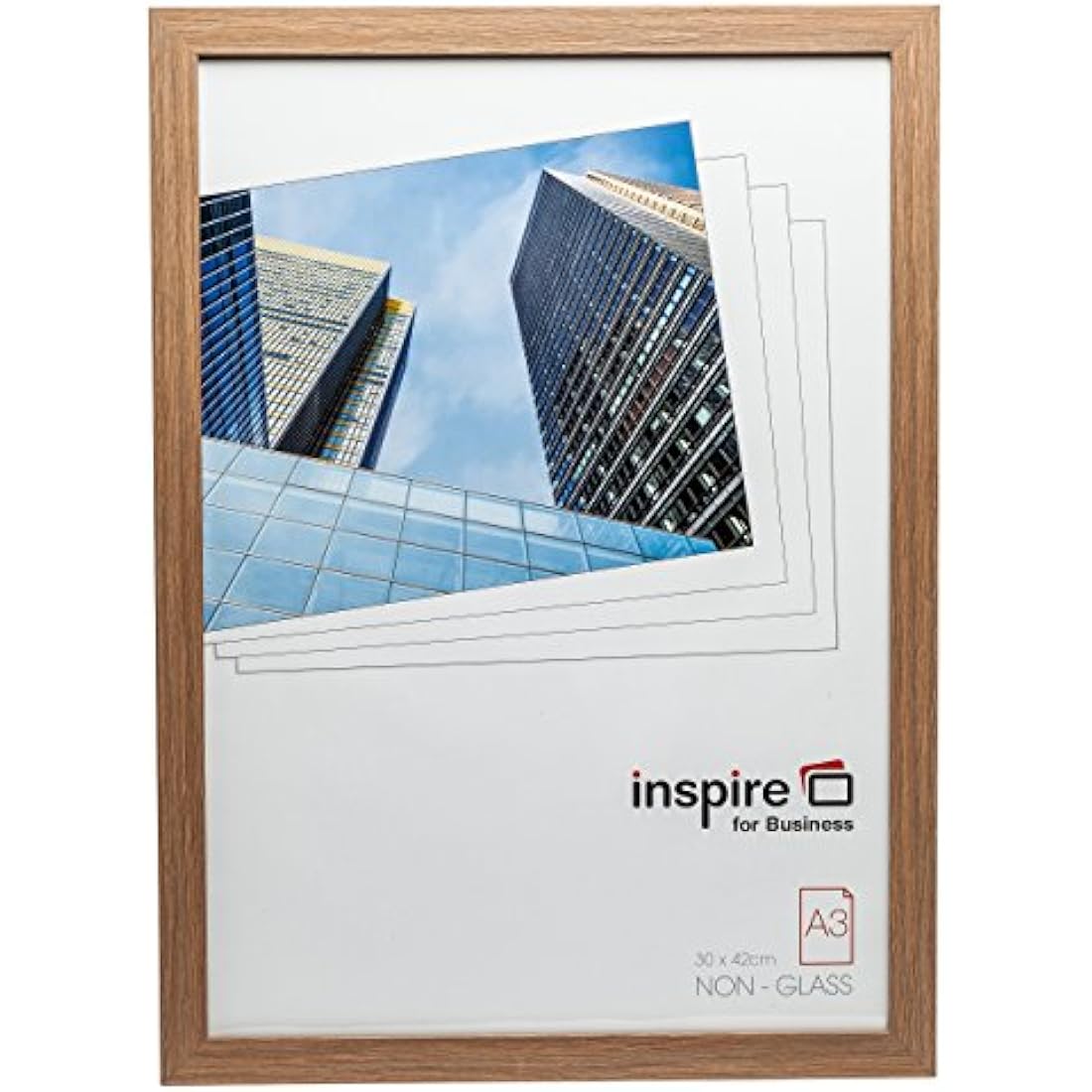 Hampton Frames A3 Picture Frame – Oak Effect Shatterproof Wall Decor