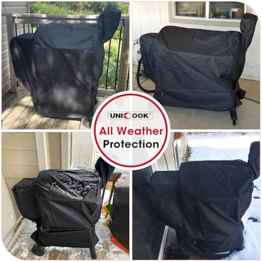 Unicook Waterproof Pellet Grill Cover for Traeger 22 Series – Heavy Duty