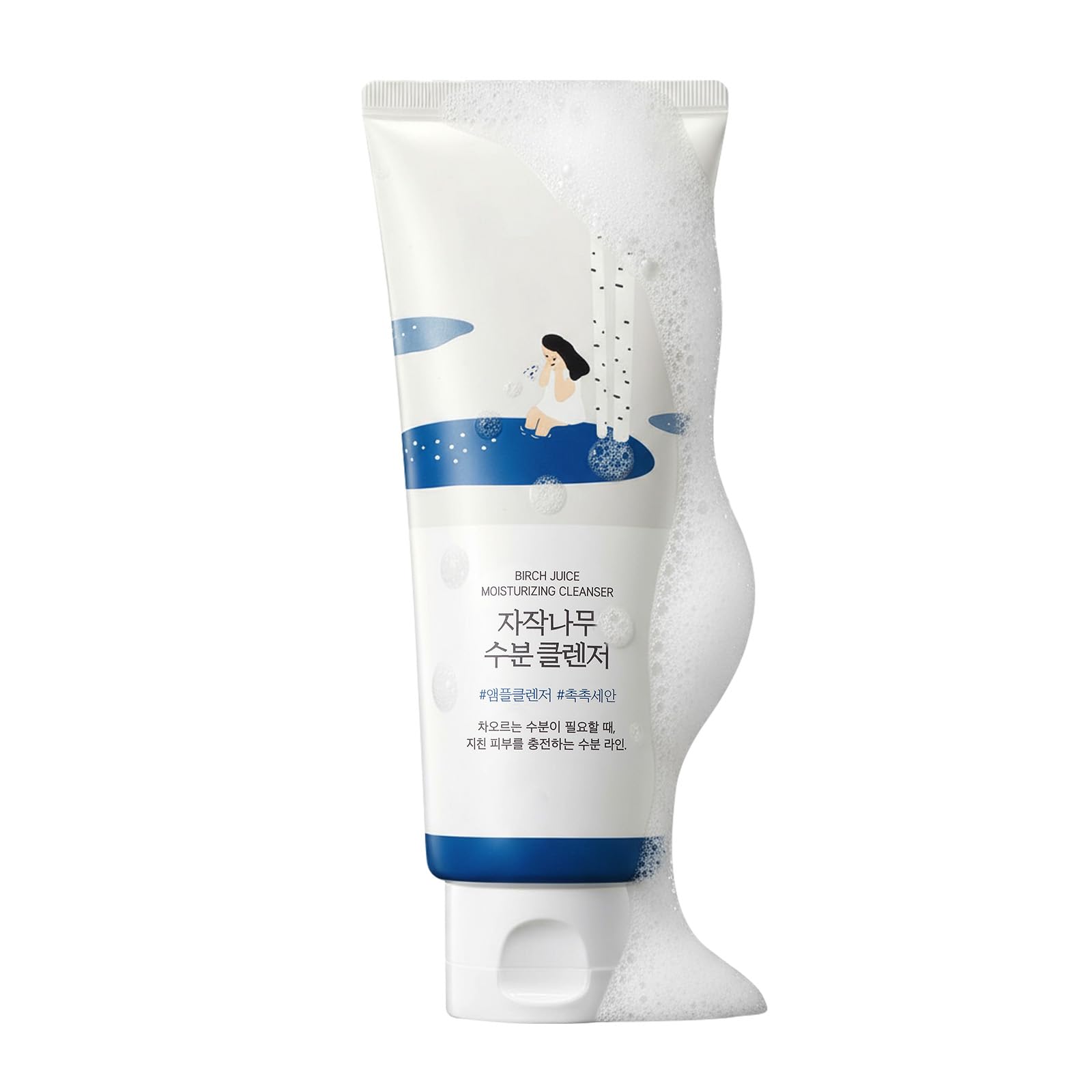 ROUND LAB Birch Juice Moisturizing Cleanser – Low pH Gel Face Wash (150ml)