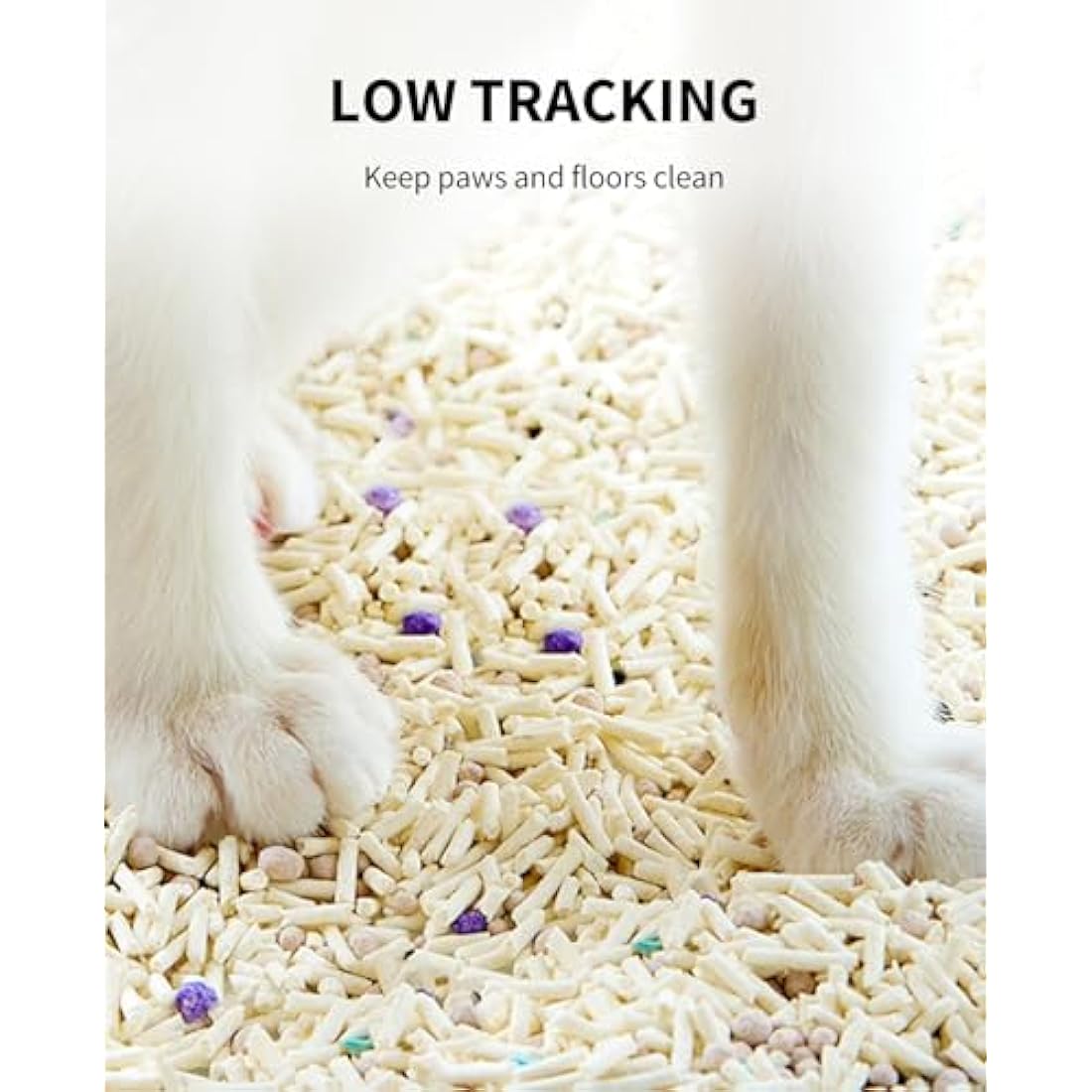 PETKIT Clump+ Tofu Mixed Cat Litter | Odor Control & Dust-Free | 3 Packs