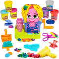Play-Doh Hair Stylin' Salon Playset with 6 Cans - Kids Creative Toy
