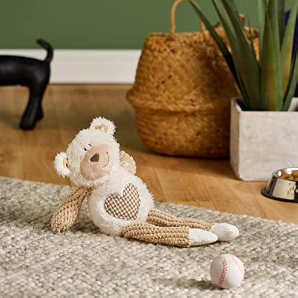 Rosewood Benjamin Bear Plush Squeaky Dog Toy – Soft Cuddle Toy