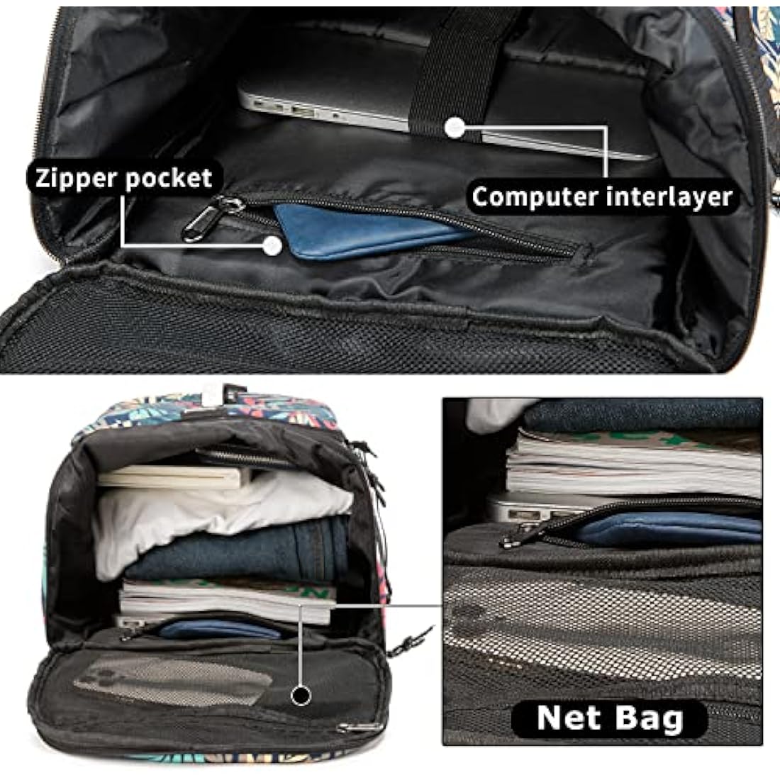 FUNYAGO 40L Gym Backpack – Waterproof Hiking Duffle Bag for Travel