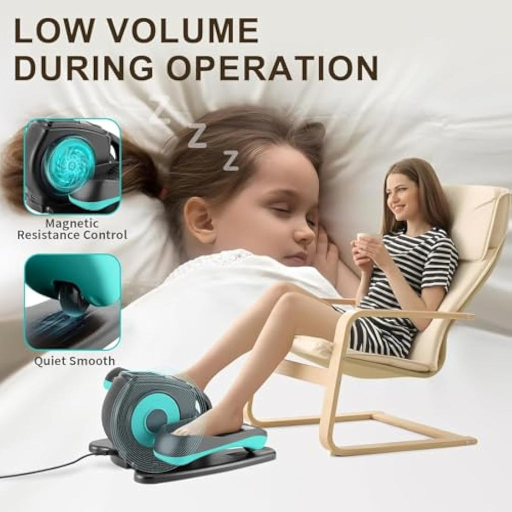Rollingsurfer Under Desk Elliptical - Electric Seated Pedal Leg Exerciser