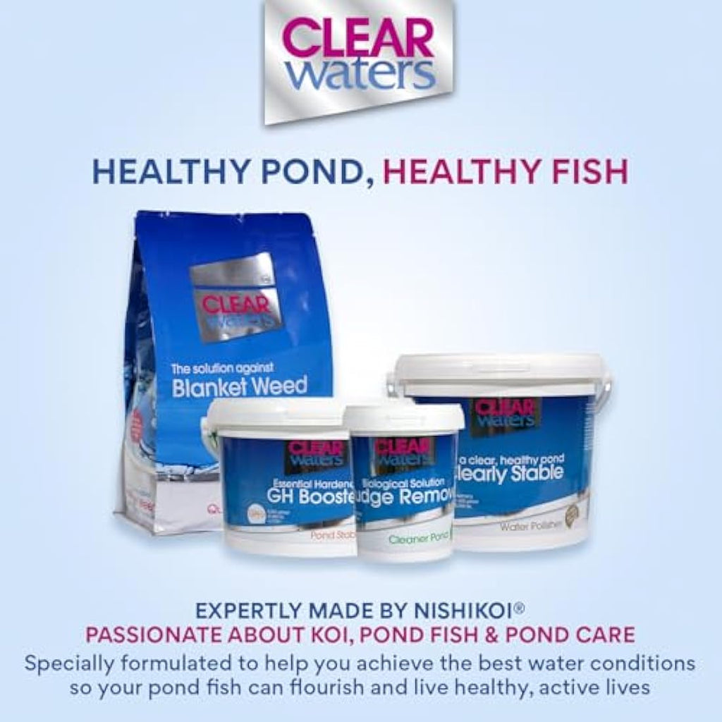 ClearWaters Blanket Weed Treatment – 10L Fish Safe Pond Algae Cleaner