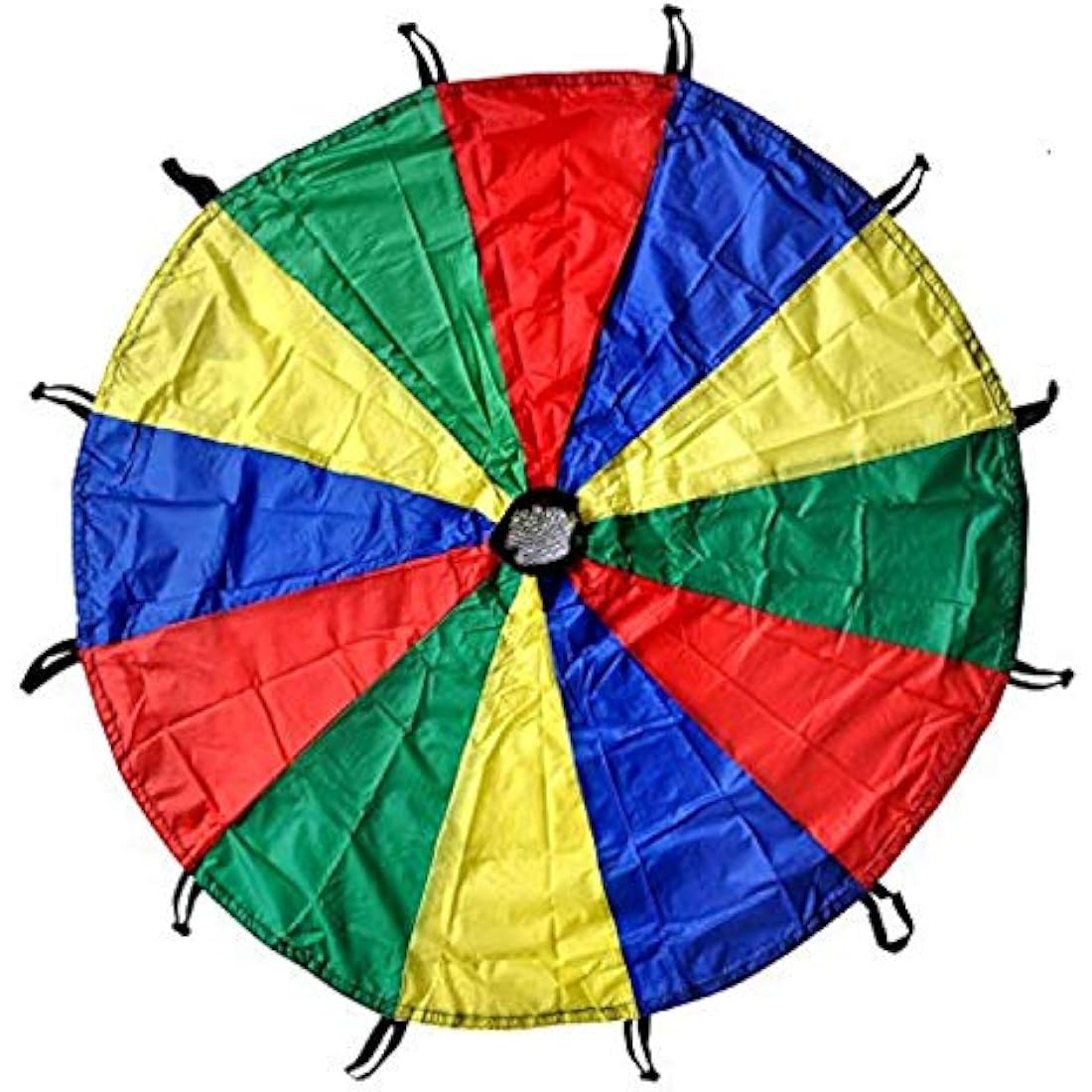 GSI Kids Rainbow Play Parachute | 30ft Durable Polyester Outdoor Toy
