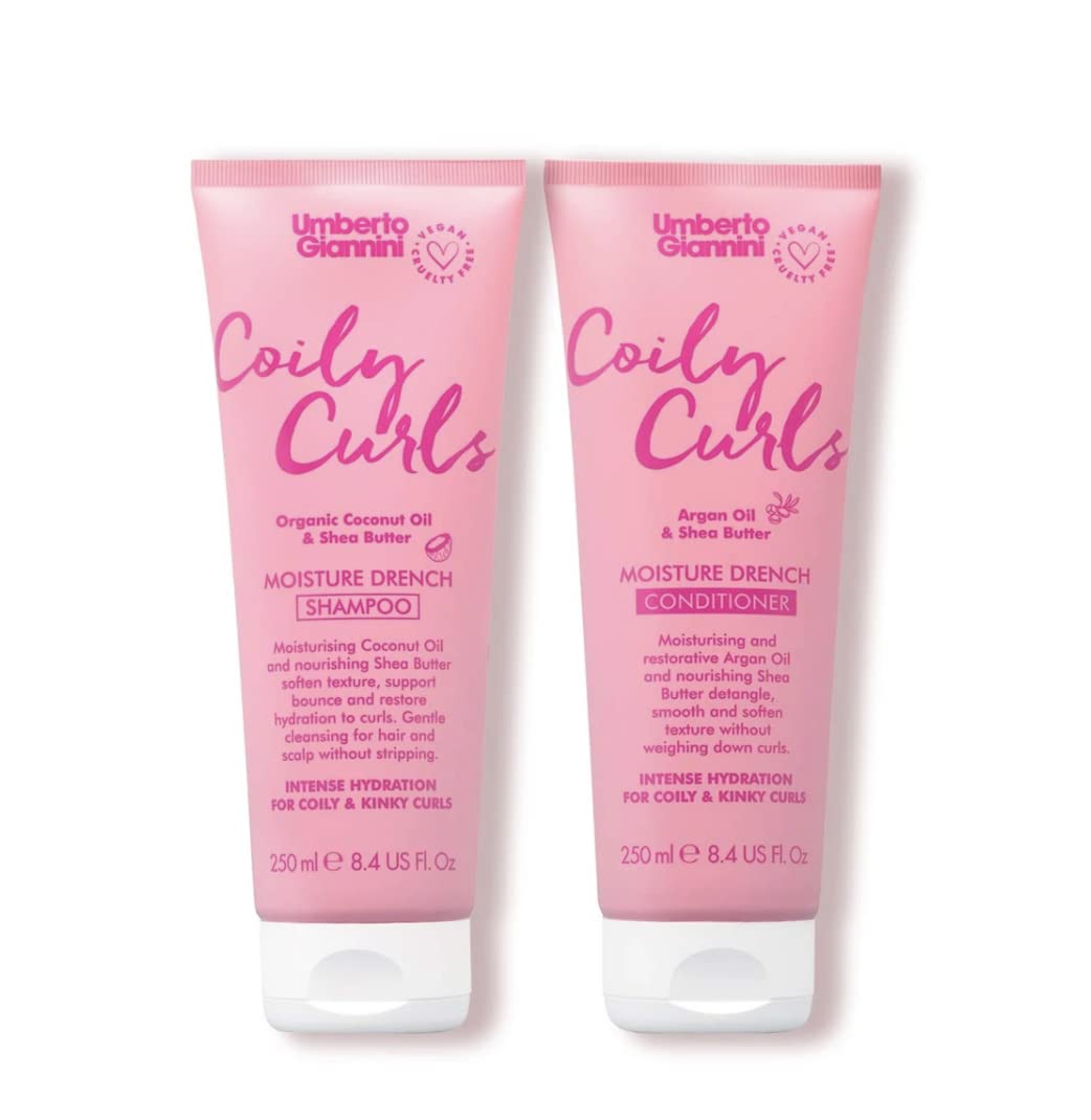 Umberto Giannini Coily Curls Shampoo & Conditioner Duo for Curly Hair