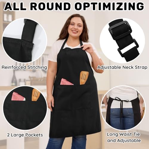 Plus Size Chef Apron – Unisex Professional Cooking Apron