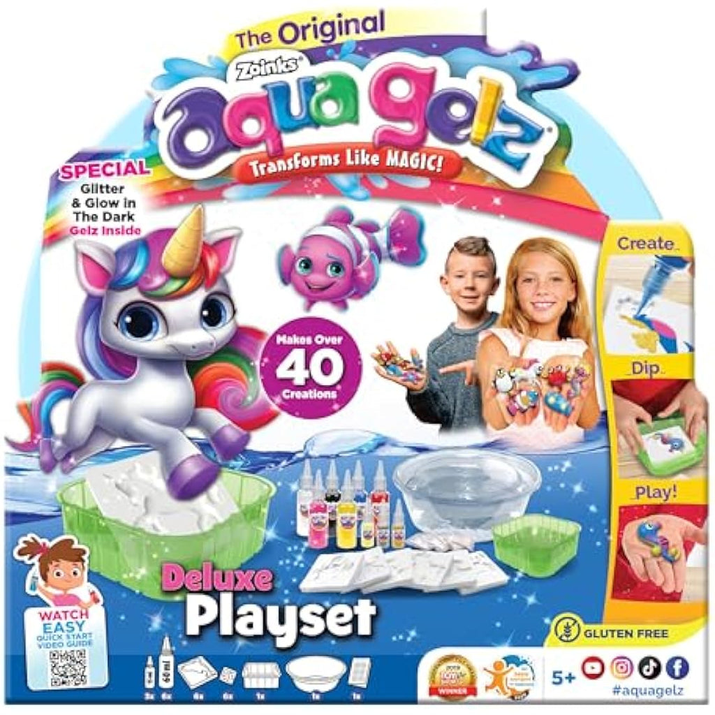 John Adams Aqua Gelz Deluxe Core PlaySet – 40 Squishy DIY Creations