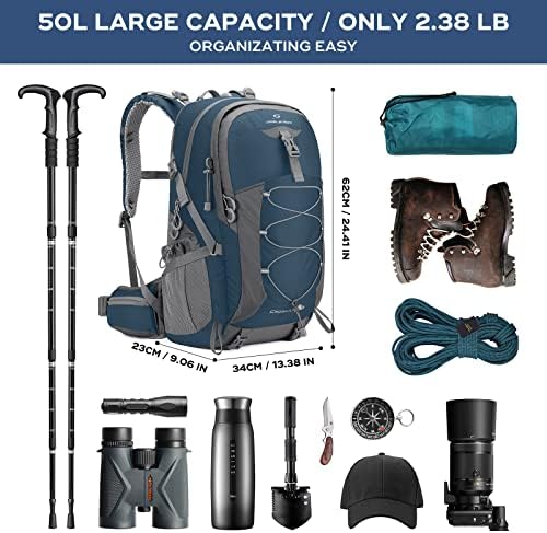 Maelstrom 50L Waterproof Hiking Backpack | Lightweight Camping Daypack