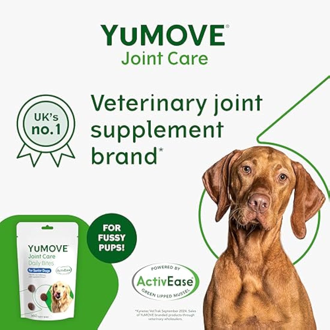 YuMOVE Senior Dog Joint Supplement – Glucosamine & Green Lipped Mussel