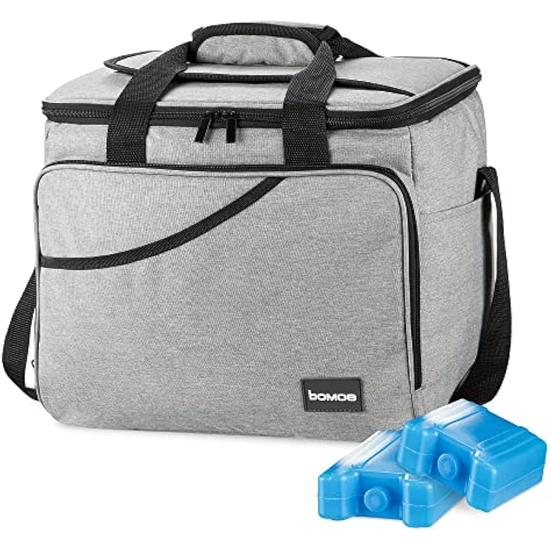 bomoe Foldable Cooler Bag – 16h Insulated Leakproof Picnic & Lunch Bag