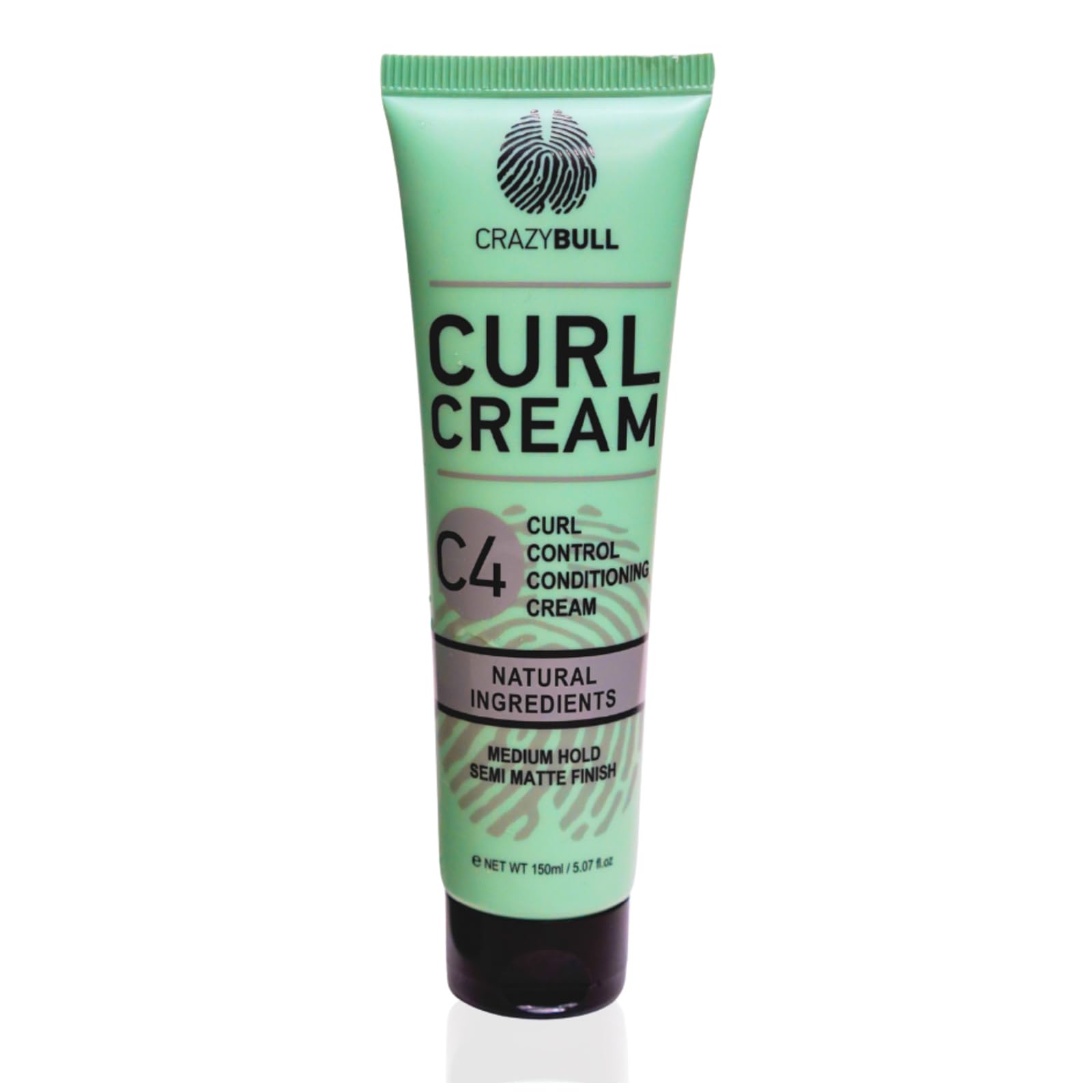 Crazy Bull C4 Curl Control Conditioning Cream | Medium Hold Vegan Formula