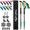 TheFitLife Carbon Fiber Trekking Poles – Ultralight Collapsible Hiking Sticks