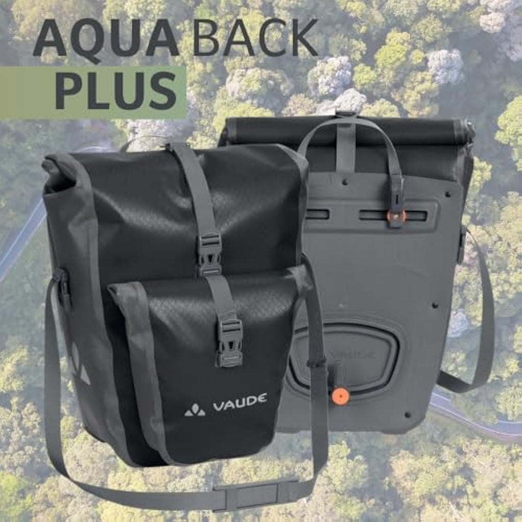 VAUDE Aqua Back Plus Waterproof Bike Panniers | 51L Rear Rack Bags