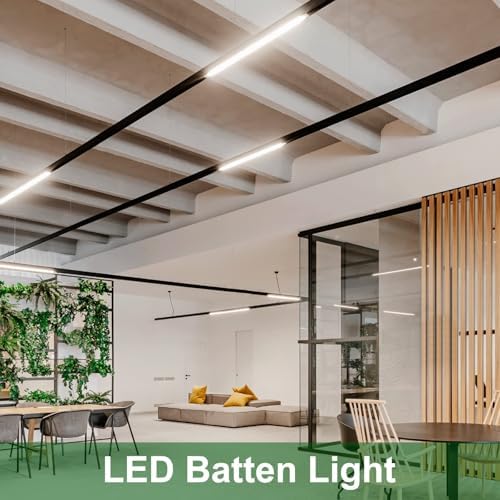 Jolof Store 4ft LED Batten Light | 36W 3600lm 4000K Surface Mount - 4 Pack