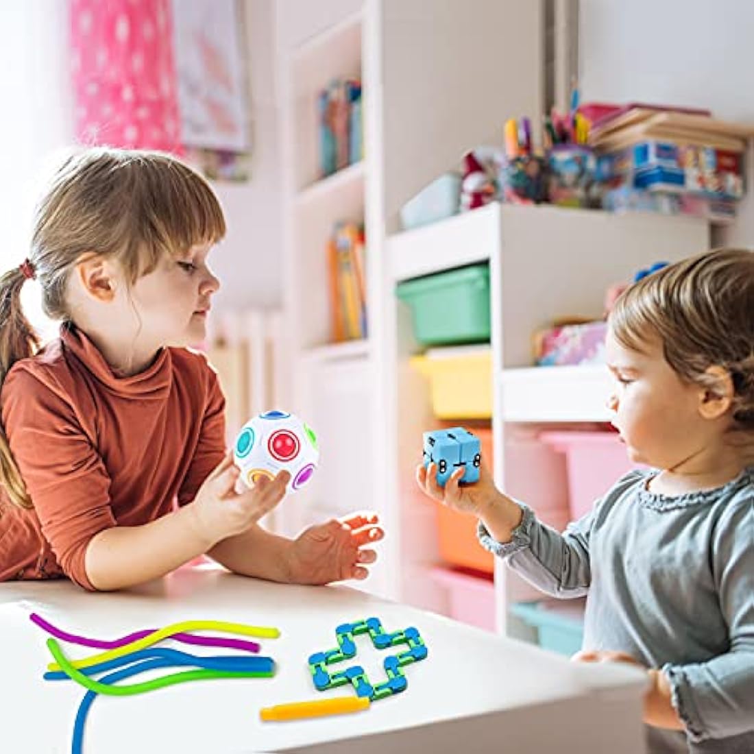 Lubibi 40-Piece Fidget Toy Set | Sensory Pack for ADHD & Stress Relief