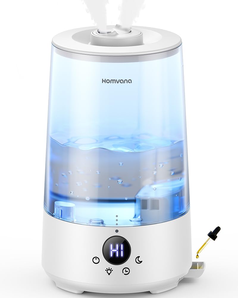 Homvana 3.6L Cool Mist Humidifier – Quiet Ultrasonic for Bedroom & Baby