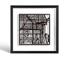 Jolof Store Chicago Paper Cut Map – Framed 9x9 Laser Cut Wall Art