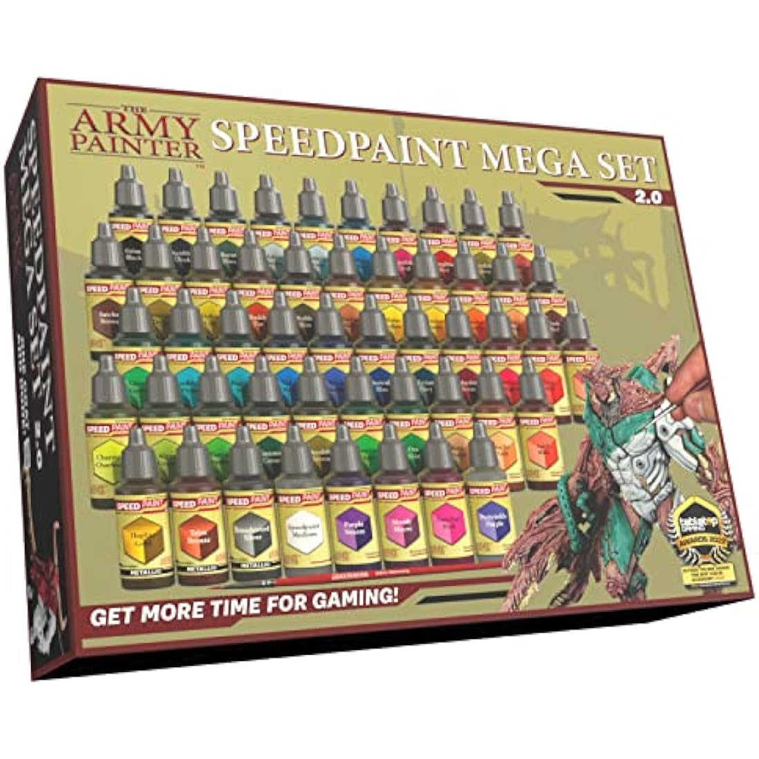 The Army Painter Speedpaint Mega Set 2.0 - 50 Miniature Acrylic Paints