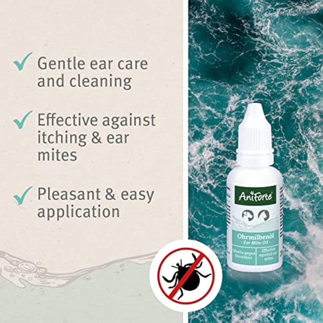 AniForte Ear Mite Drops – Natural Treatment for Dogs, Cats and Pets