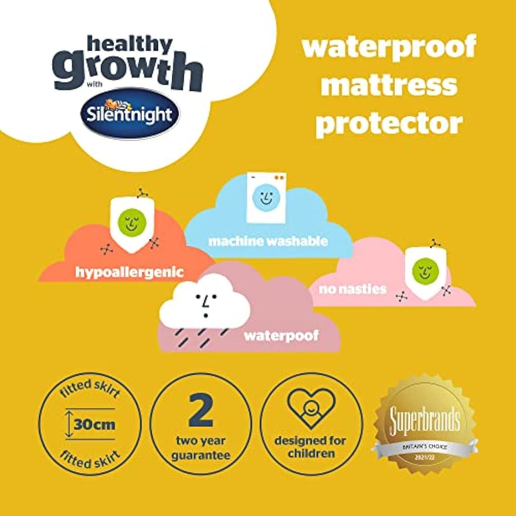 Silentnight Waterproof Mattress Protector – Single Soft Touch Fitted Pad
