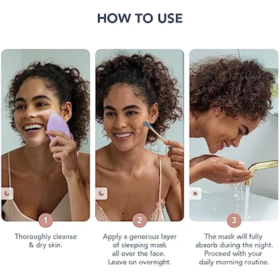 FOREO SUPERCHARGED Overnight Mask – Rejuvenating Night Cream with HA, 75ml