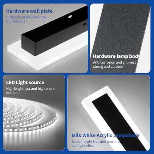 Mikeru 150cm LED Outdoor Wall Light | IP65 Waterproof 6500K Modern Sconce