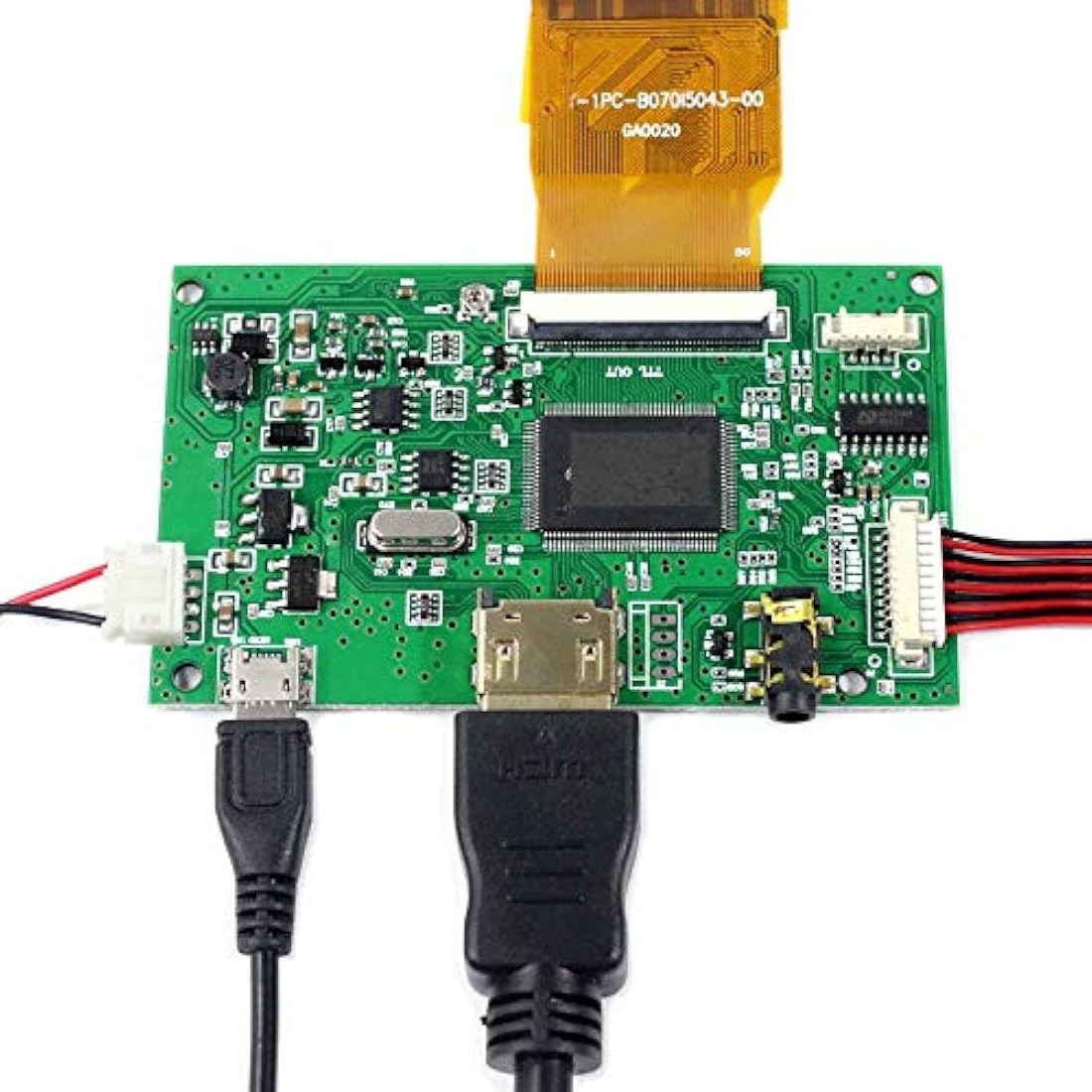 VSDISPLAY 7 inch 1024x600 IPS LCD Screen with Controller Board Kit