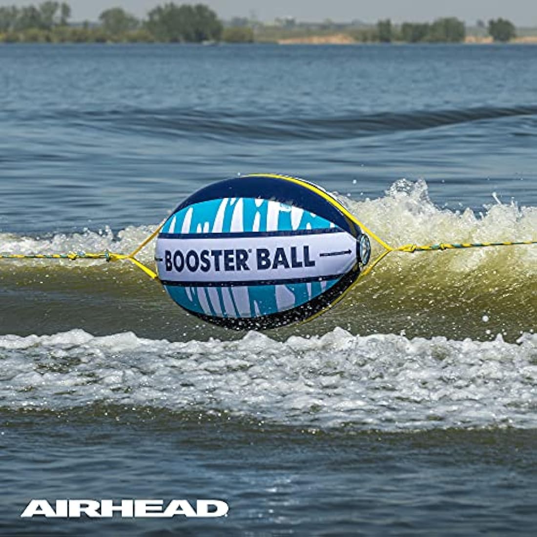 Airhead Booster Ball – Towable Tube Rope Performance Ball with 60' Rope