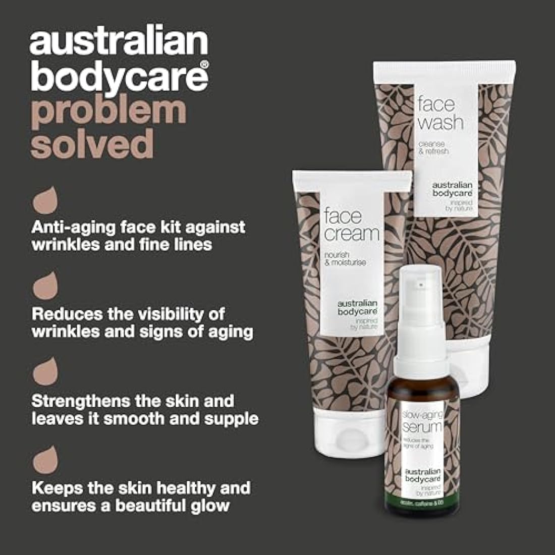 Jolof Store Anti-Aging Skincare Kit | Tea Tree Oil Face Wash & Serum