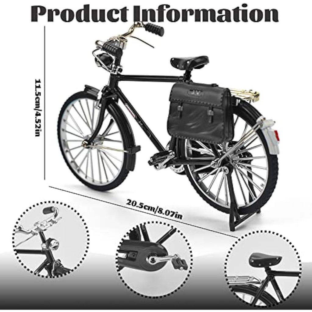 1:10 Retro DIY Bicycle Model Kit – Alloy Mini Bike Ornament