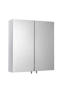 Croydex Cullen Double Door White Steel Bathroom Mirror Cabinet | 45x52cm