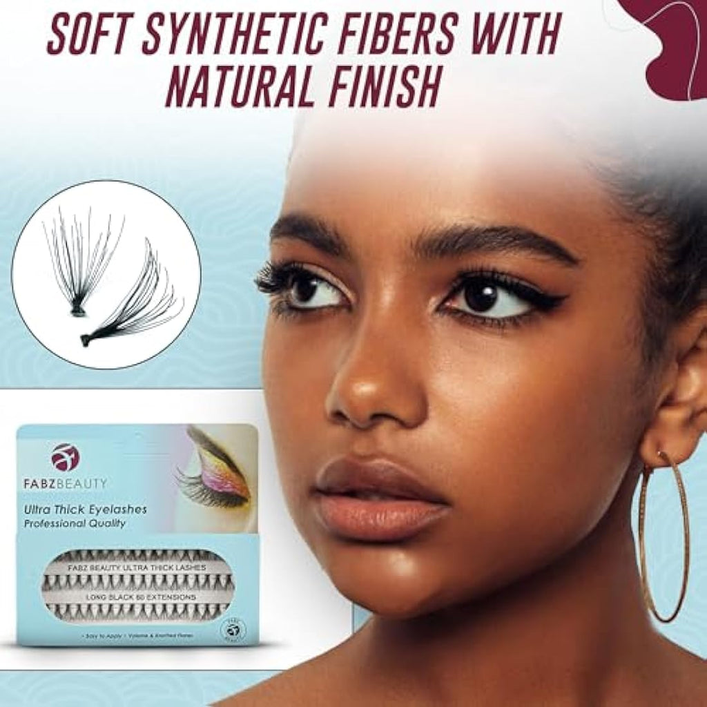 Jolof Store Cluster Eyelashes – Ultra Thick Cat Eye Lash Extensions