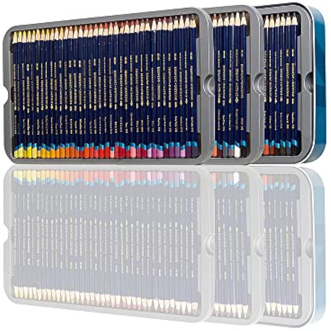 Derwent Inktense Pencils - 100 Permanent Water-Soluble Art Set in Tin