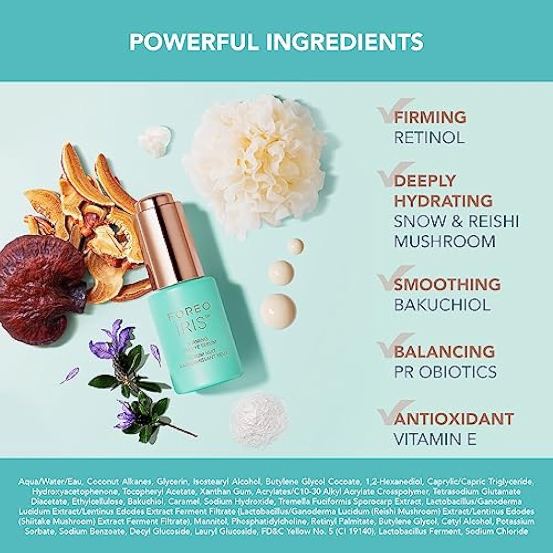 FOREO IRIS Firming Eye Serum – Retinol & Bakuchiol Treatment - 15ml