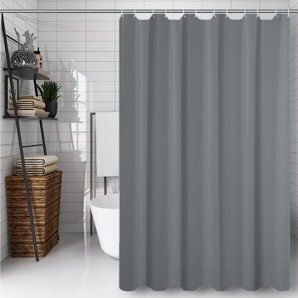 CXTAI Grey Shower Curtain | Mildew Resistant Polyester - 180x180cm