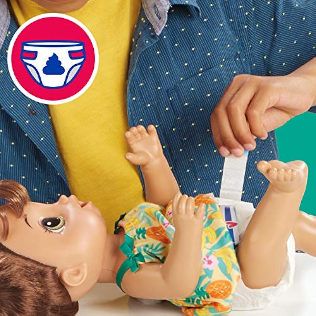 Baby Alive Magical Mixer Baby Doll with Toy Blender and Brown Hair